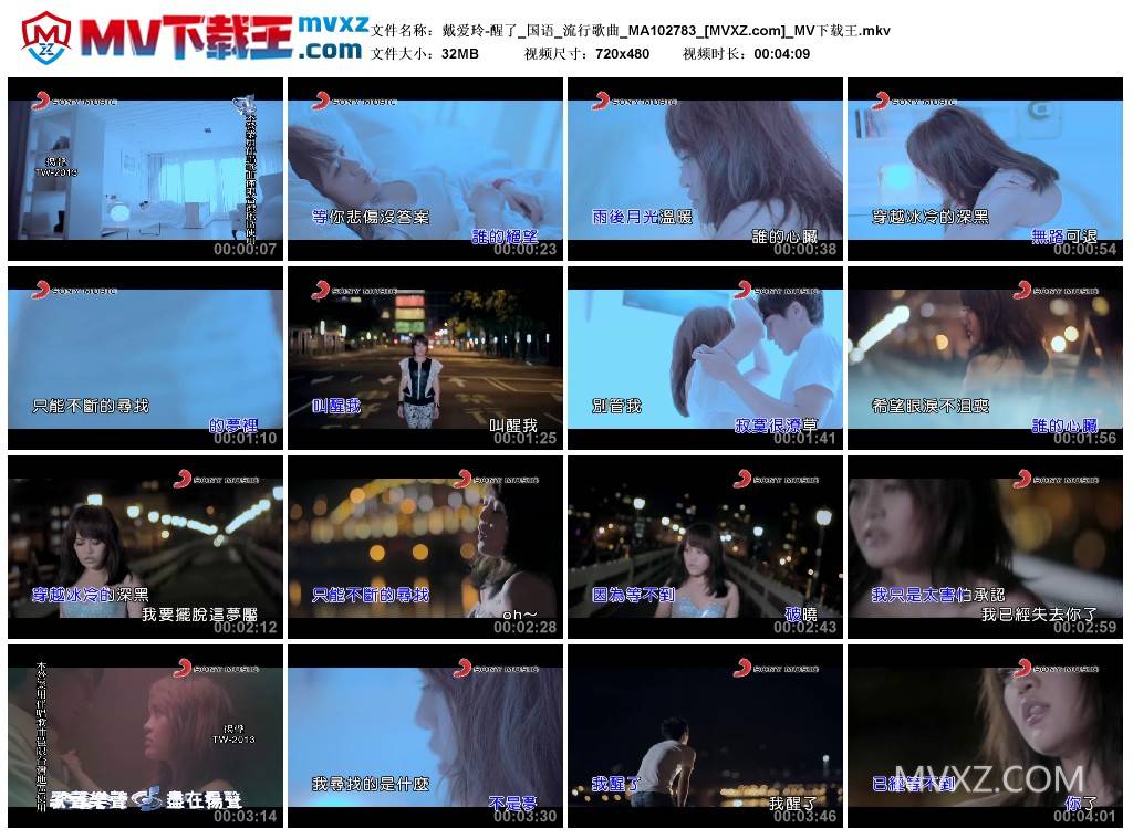 戴爱玲-醒了_国语_流行歌曲_MA102783